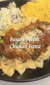bayou velvet chicken pasta