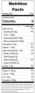 all purpose nutrition facts